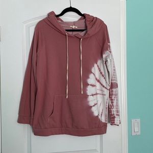 Easel custom bleached hoodie